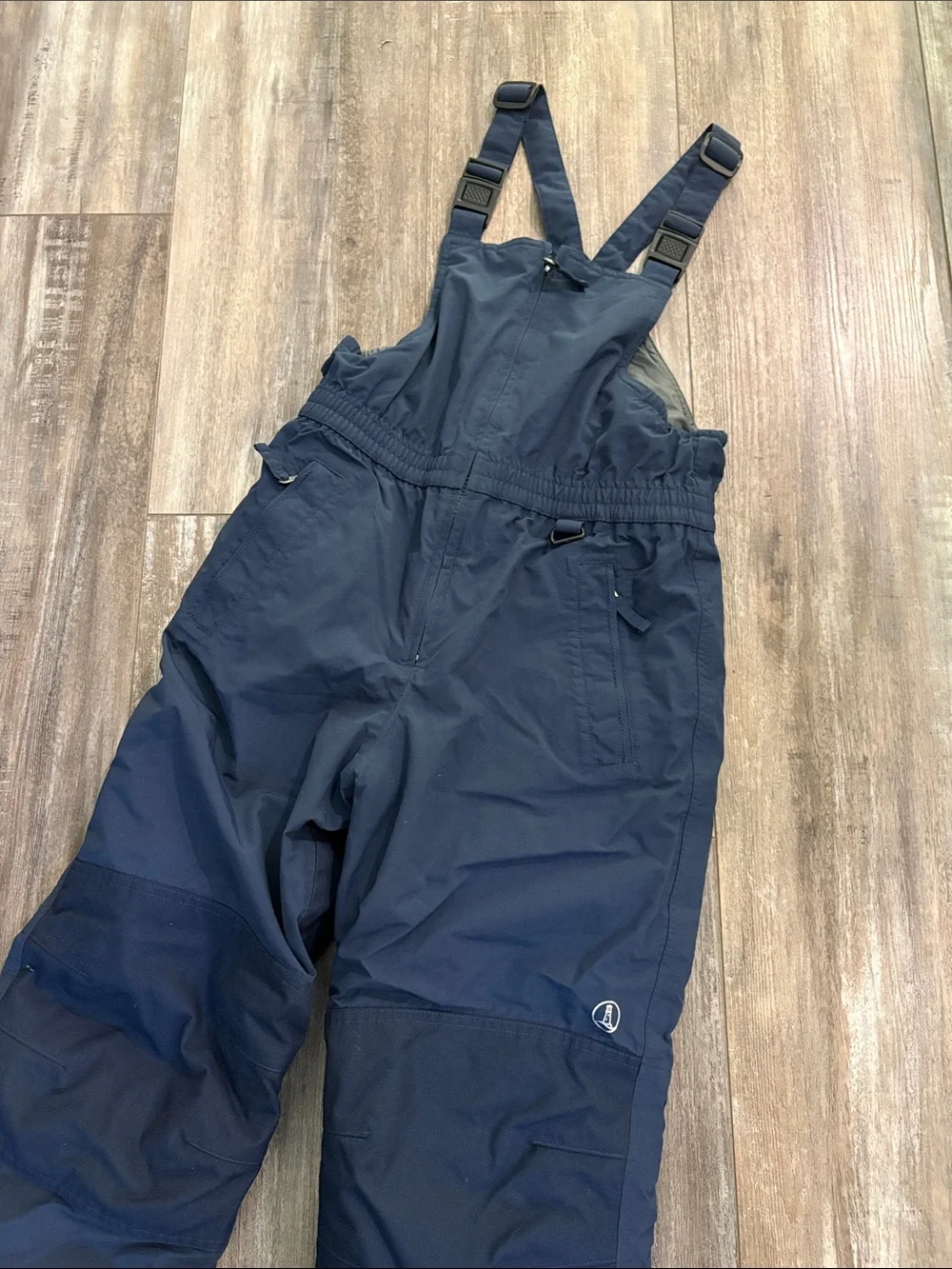 Lands’ End squall snow pants navy 10 Husky